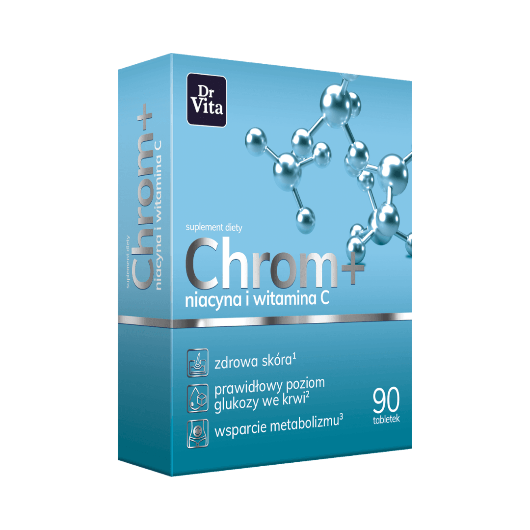 Chrom + Niacyna i Witamina C